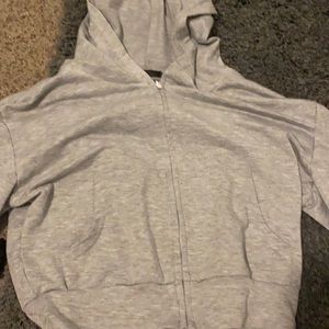 shein cropped zip up